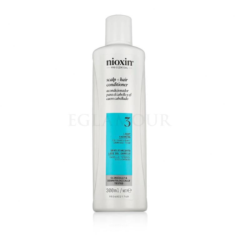 Nioxin System 3 Scalp + Hair Conditioner Odżywka dla kobiet 300 ml
