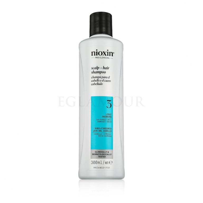 Nioxin System 3 Scalp + Hair Shampoo Szampon do włosów dla kobiet 300 ml