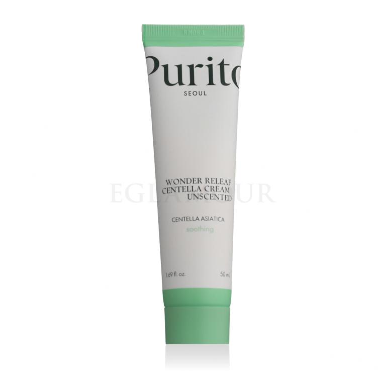 Purito Wonder Releaf Centella Cream Unscented Krem do twarzy na dzień 50 ml