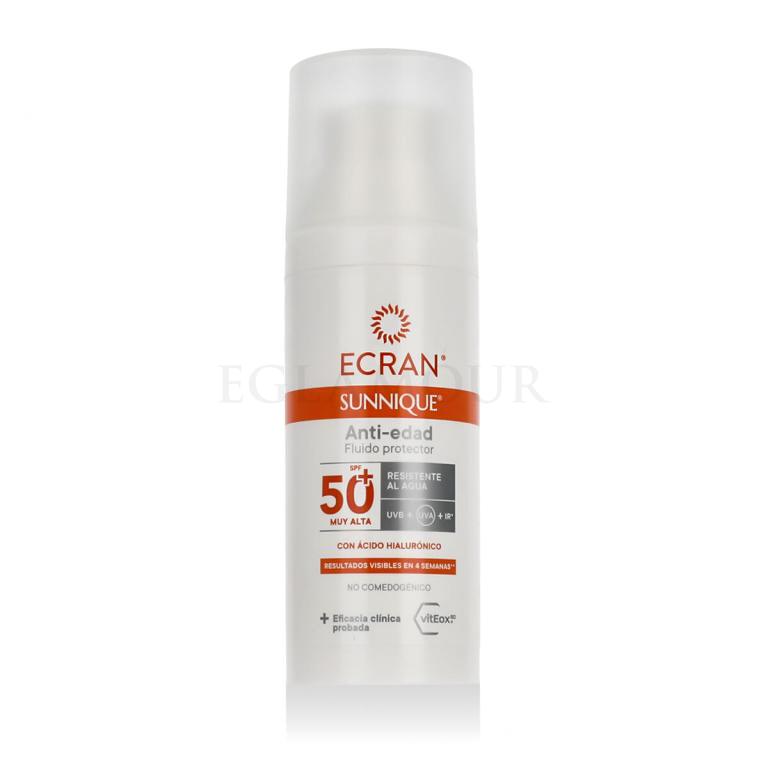 Ecran Sunnique Anti-Aging Protective Fluid SPF50+ Preparat do opalania twarzy 50 ml
