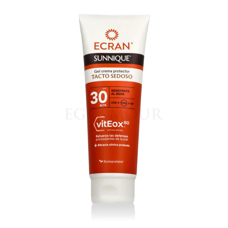 Ecran Sunnique Silky Touch Protective Gel Cream SPF30 Preparat do opalania ciała 250 ml