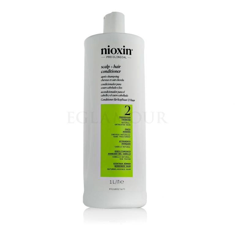 Nioxin System 2 Scalp + Hair Conditioner Odżywka dla kobiet 1000 ml