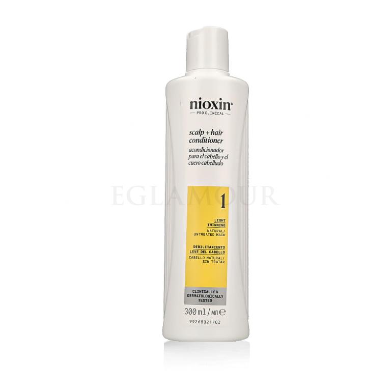 Nioxin System 1 Scalp + Hair Conditioner Odżywka dla kobiet 300 ml