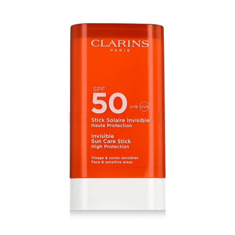 Clarins Sun Care Invisible Stick SPF50 Preparat do opalania twarzy 17 g