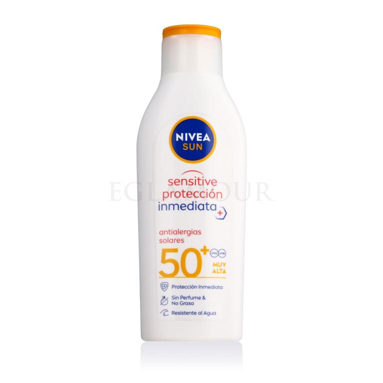 Nivea Sun Sensitive Immediate Protect Lotion SPF50+ Preparat do opalania ciała 200 ml
