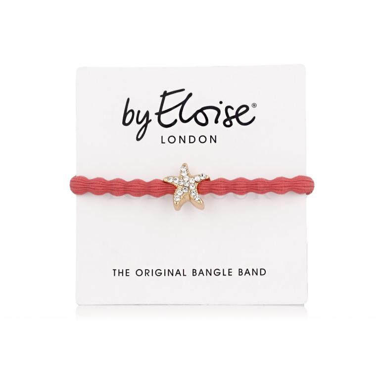By Eloise London Bling Charms Starfish Gumka do włosów dla kobiet 1 szt Odcień Coral