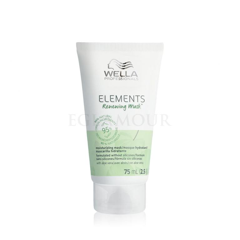 Wella Professionals Elements Renewing Mask Maska do włosów dla kobiet 75 ml
