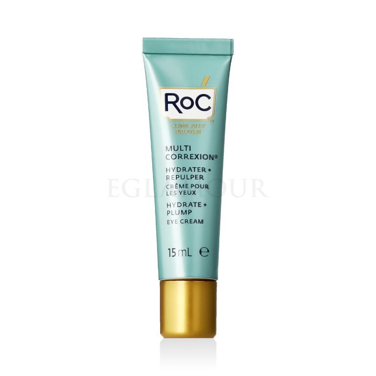 RoC Multi Correxion Hydrate + Plump Eye Cream Krem pod oczy dla kobiet 15 ml