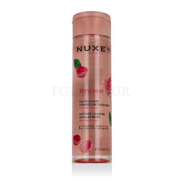 NUXE Very Rose Soothing Cleansing Micellar Water Płyn micelarny dla kobiet 200 ml