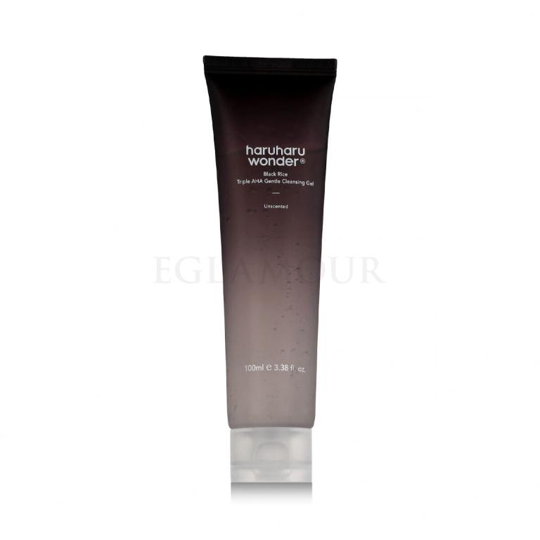HaruHaru Wonder Black Rice Triple AHA Gentle Cleansing Gel Żel oczyszczający 100 ml