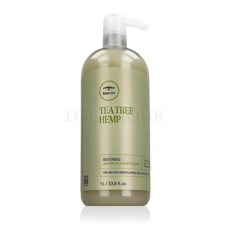Paul Mitchell TEA TREE Hemp Restoring Shampoo &amp; Body Wash Szampon do włosów 1000 ml