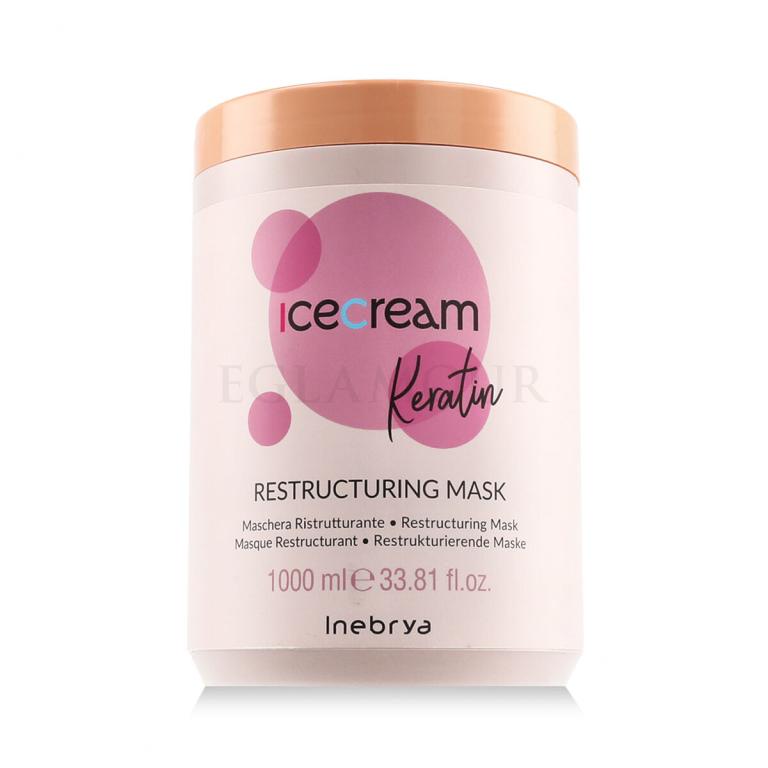 Inebrya Ice Cream Keratin Restructuring Mask Maska do włosów 1000 ml