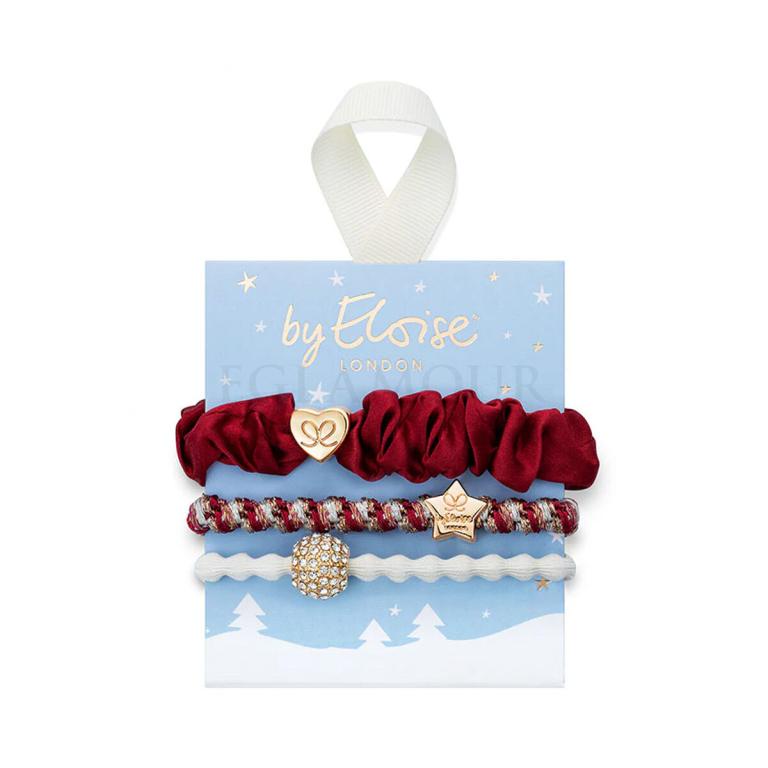 By Eloise London Set Candy Cane Sparkle Gumka do włosów dla kobiet 1 szt
