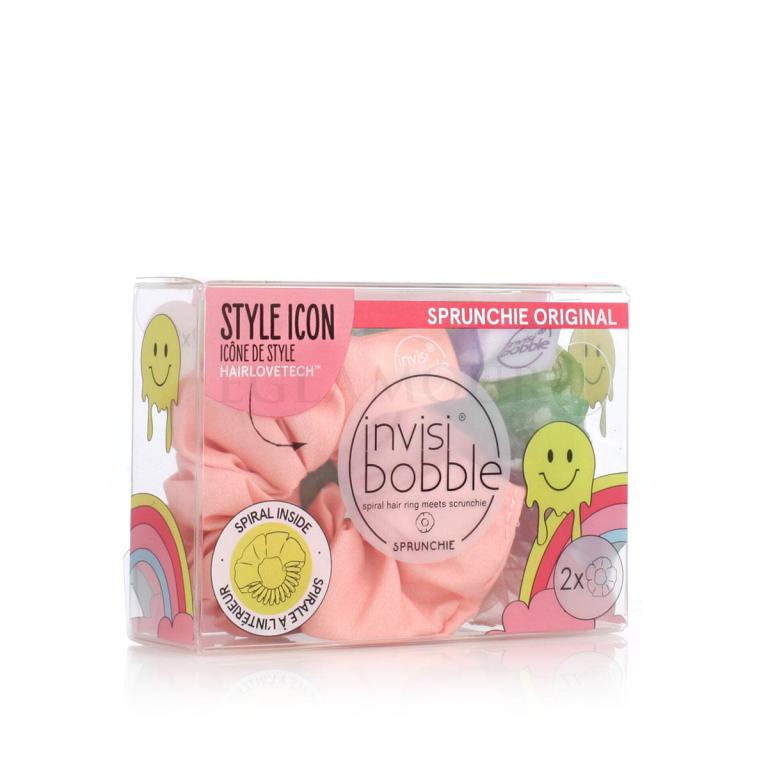 Invisibobble Sprunchie Retro Dreamin' Gumka do włosów dla kobiet 2 szt Odcień Hue-Man Love