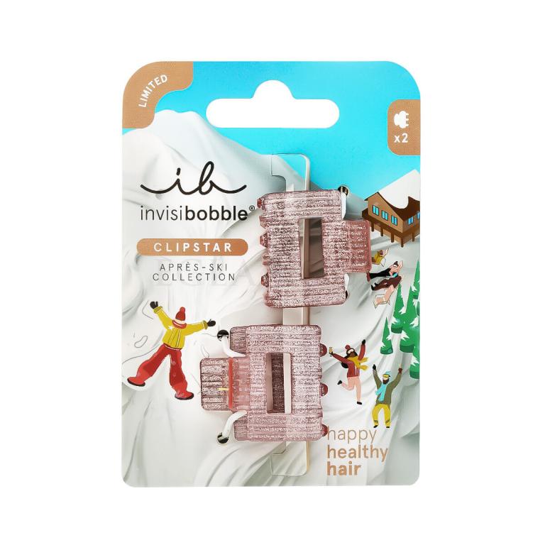 Invisibobble Clipstar Après-Ski Spinka do włosów dla kobiet 2 szt Odcień Shimmer