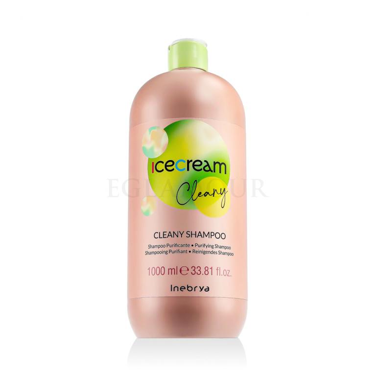 Inebrya Ice Cream Cleany Shampoo Szampon do włosów 1000 ml