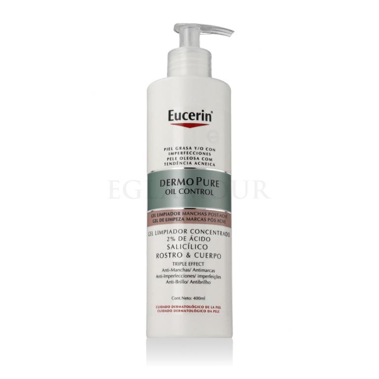 Eucerin DermoPure Oil Control Triple Effect Cleansing Gel Żel oczyszczający dla kobiet 400 ml