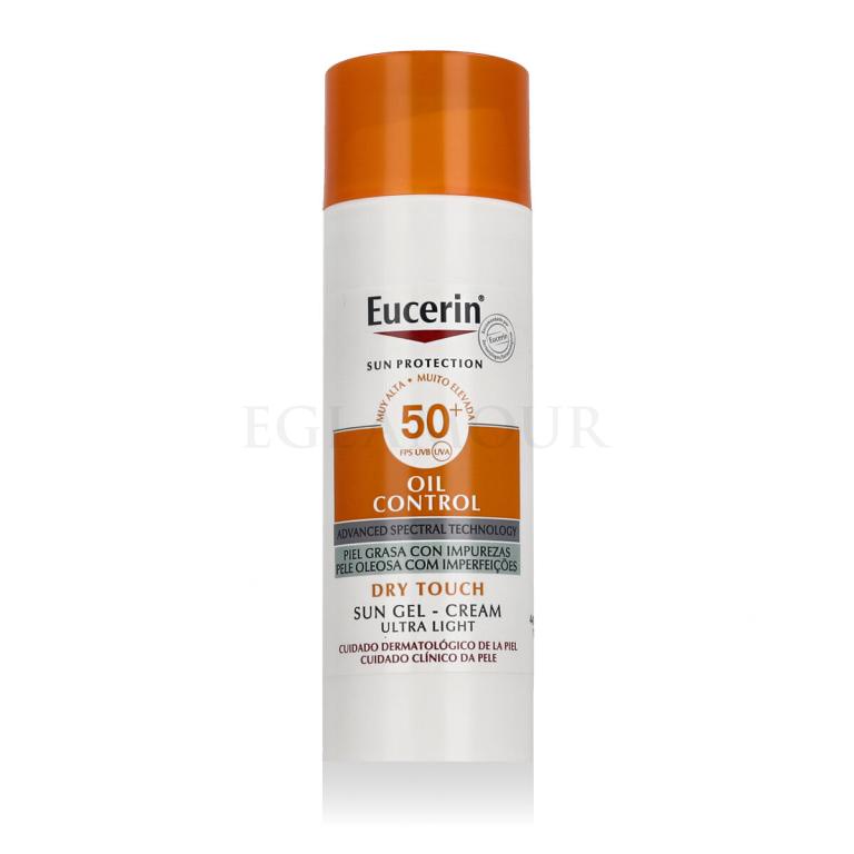Eucerin Sun Oil Control Dry Touch Face Sun Gel-Cream SPF 50+ Preparat do opalania twarzy 50 ml