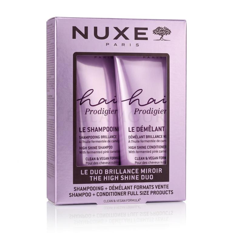 NUXE Hair Prodigieux High Shine Shampoo Zestaw Szampon Hair Prodigieux High Shine Shampoo 200 ml + Odżywka Hair Prodigieux High Shine Conditioner 200 ml