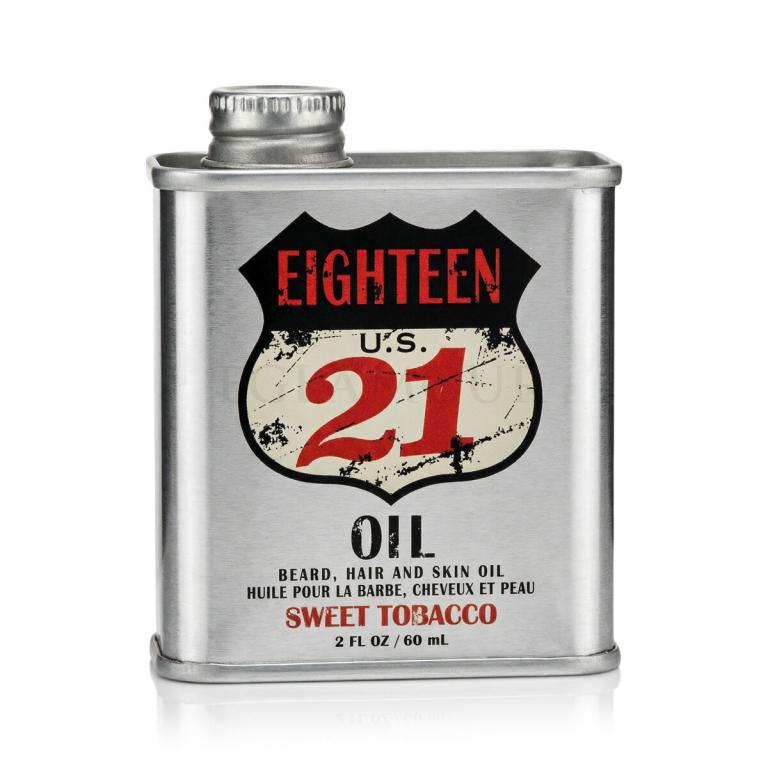 18.21 Man Made Oil Sweet Tobacco Olejek do zarostu dla mężczyzn 60 ml