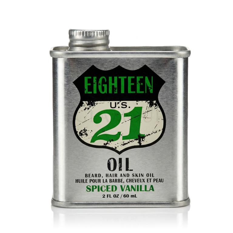 18.21 Man Made Oil Spiced Vanilla Olejek do zarostu dla mężczyzn 60 ml