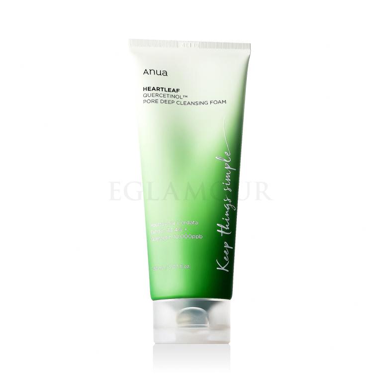 Anua Heartleaf Quercetinol Pore Deep Cleansing Foam Pianka oczyszczająca 150 ml