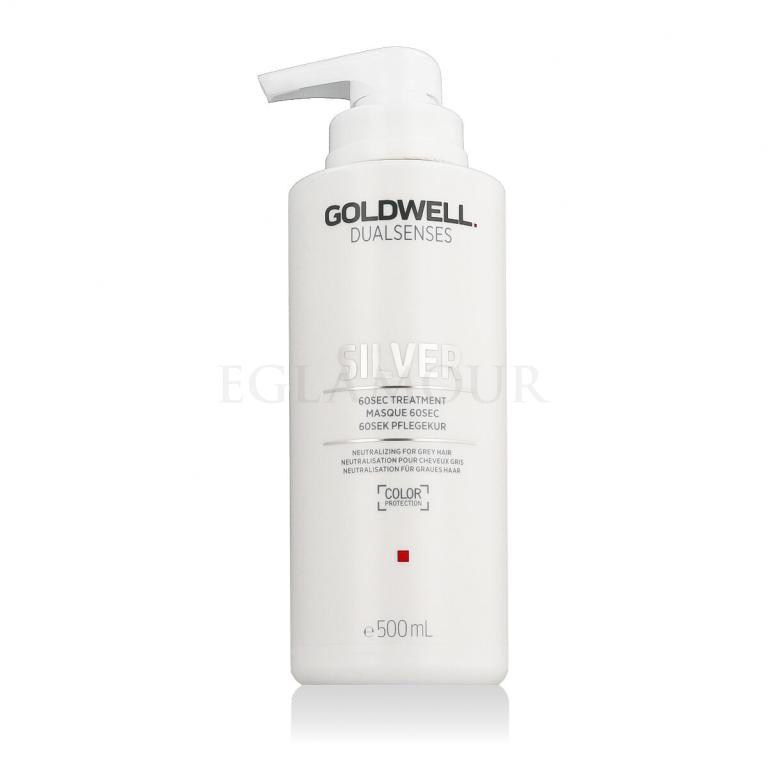 Goldwell Dualsenses Silver 60sec Treatment Maska do włosów dla kobiet 500 ml
