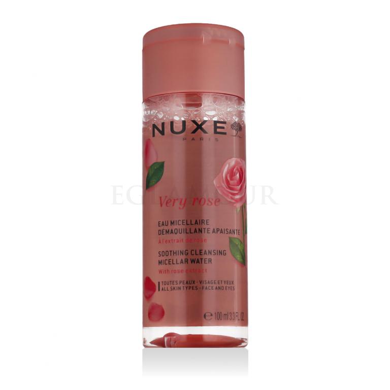 NUXE Very Rose Soothing Cleansing Micellar Water Płyn micelarny dla kobiet 100 ml