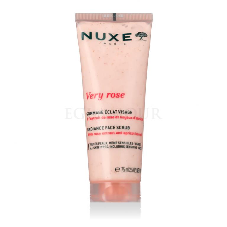 NUXE Very Rose Radiance Face Scrub Peeling dla kobiet 75 ml