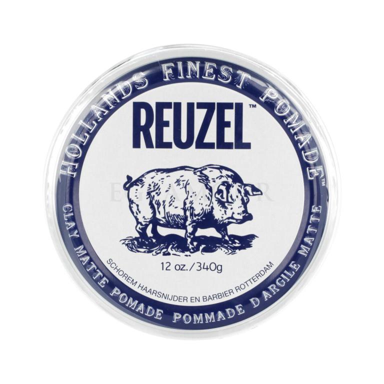 Reuzel Hollands Finest Pomade Clay Matte Pomade Stylizacja włosów dla mężczyzn 340 g