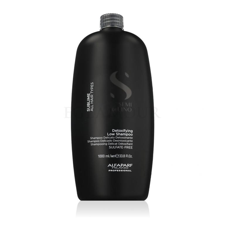 ALFAPARF MILANO Semi Di Lino Sublime Detoxifying Low Shampoo Szampon do włosów dla kobiet 1000 ml