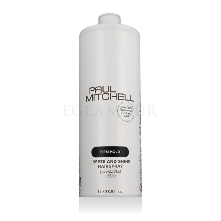 Paul Mitchell Firm Hold Freeze and Shine Hairspray Lakier do włosów 1000 ml