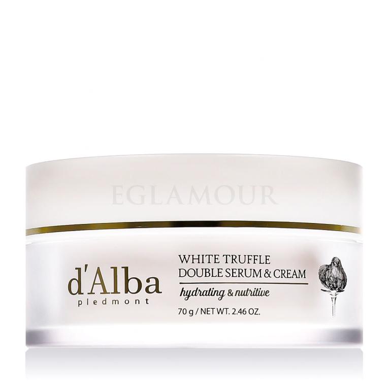 d'Alba White Truffle Double Serum &amp; Cream Krem do twarzy na dzień dla kobiet 70 g