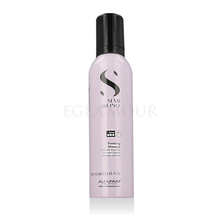 ALFAPARF MILANO Semi Di Lino Style &amp; Care Firming Mousse Pianka do włosów dla kobiet 250 ml