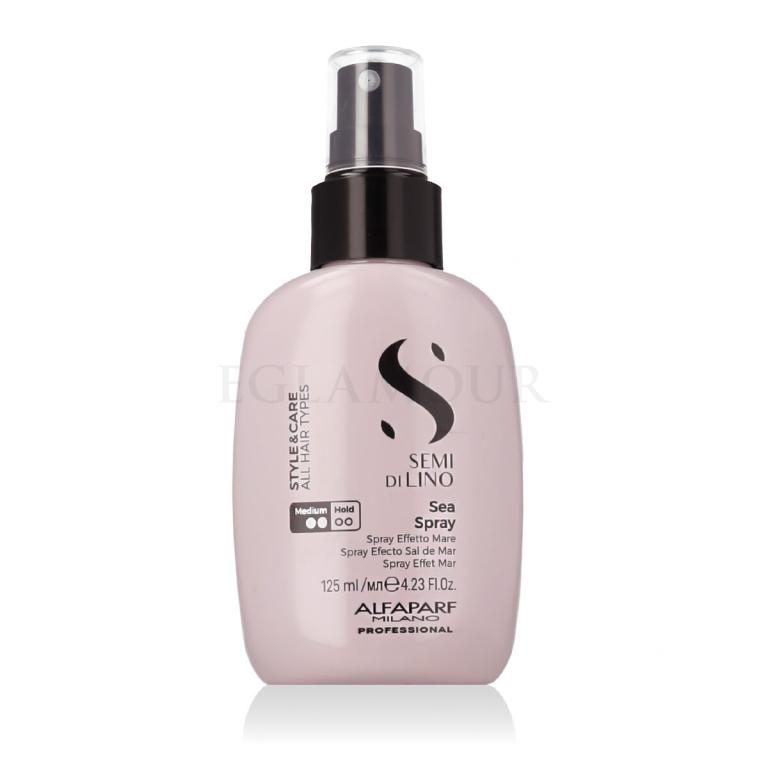 ALFAPARF MILANO Semi Di Lino Style &amp; Care Sea Spray Stylizacja włosów dla kobiet 125 ml