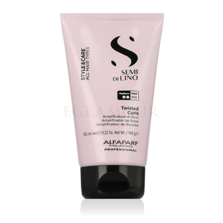 ALFAPARF MILANO Semi Di Lino Style &amp; Care Twisted Curls Utrwalenie fal i loków dla kobiet 150 ml