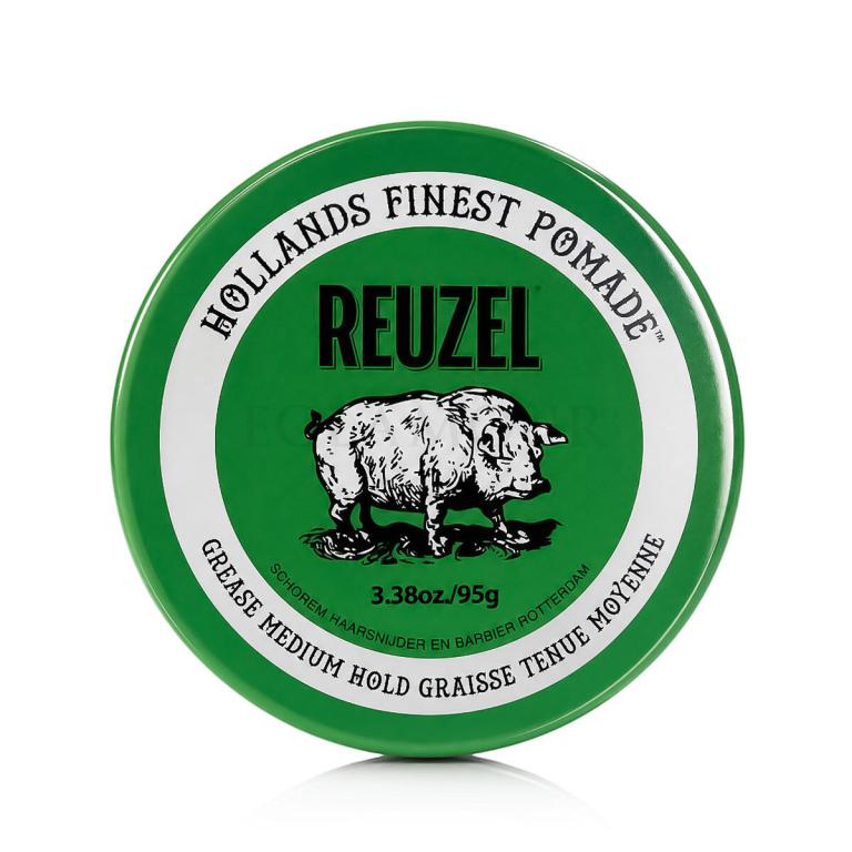 Reuzel Hollands Finest Pomade Grease Medium Hold Wosk do włosów dla mężczyzn 95 g