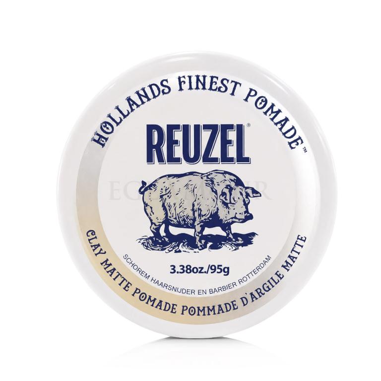 Reuzel Hollands Finest Pomade Clay Matte Pomade Stylizacja włosów dla mężczyzn 95 g