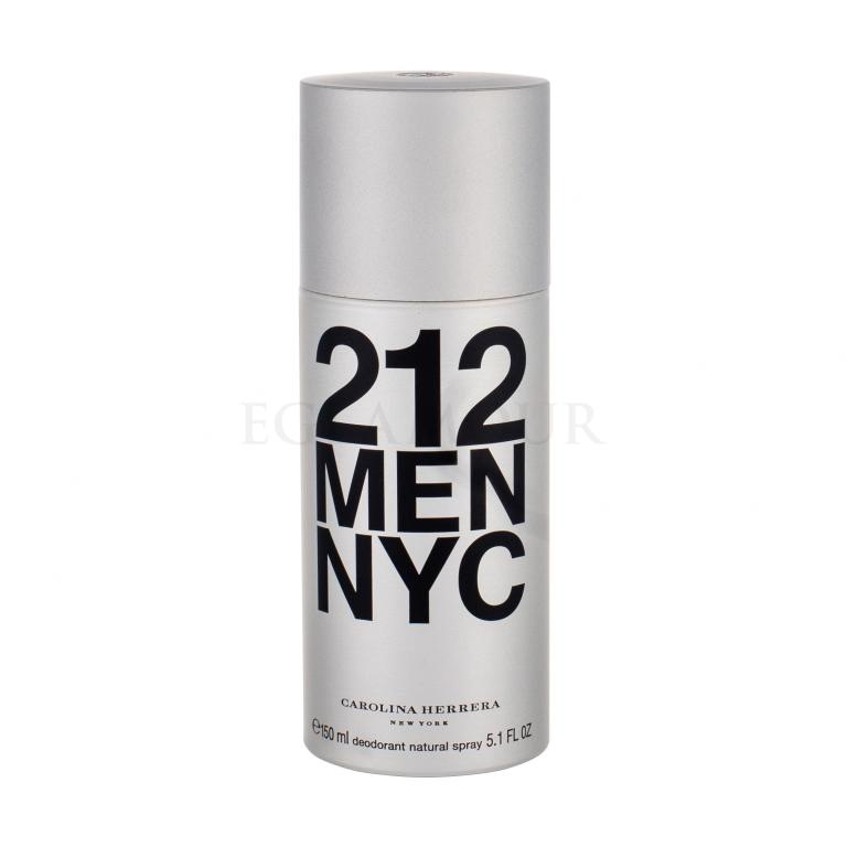 Carolina Herrera 212 NYC Men Dezodorant dla mężczyzn 150 ml uszkodzony flakon