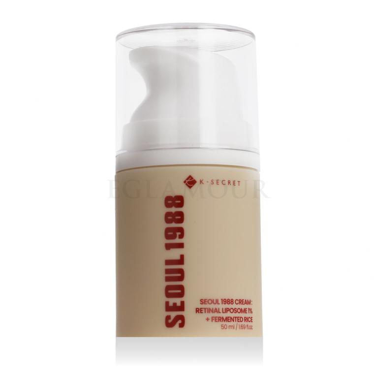 K-Secret Seoul 1988 Retinal Lipsome 1% + Fermented Rice Cream Krem do twarzy na dzień 50 ml
