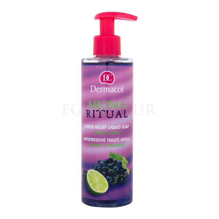 Dermacol Aroma Ritual Grape &amp; Lime Mydło w płynie dla kobiet 250 ml
