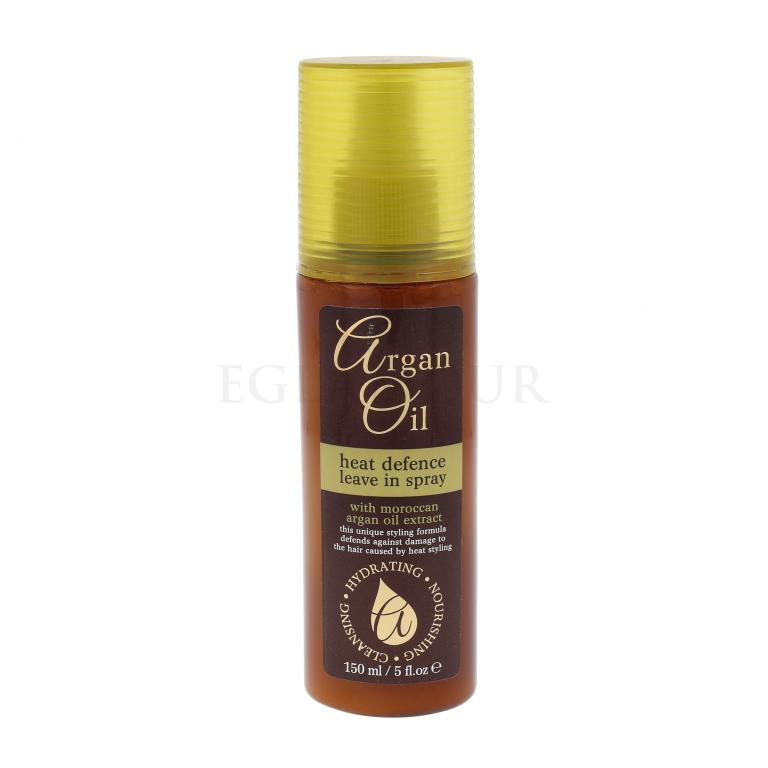Xpel Argan Oil Heat Defence Leave In Spray Stylizacja włosów na gorąco dla kobiet 150 ml