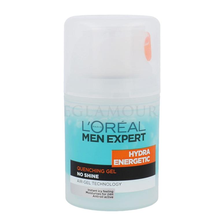 L&#039;Oréal Paris Men Expert Hydra Energetic Quenching Gel Żel do twarzy dla mężczyzn 50 ml tester