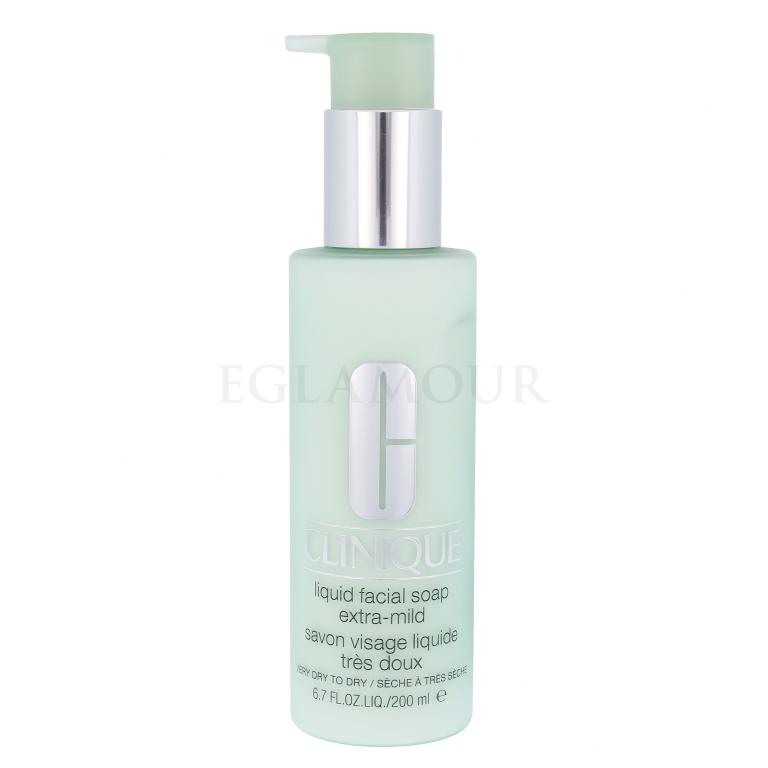 Clinique Liquid Facial Soap Extra Mild Mydło do twarzy dla kobiet 200 ml