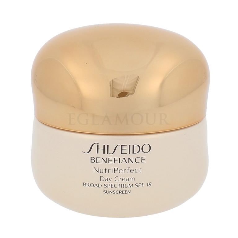 Shiseido Benefiance NutriPerfect SPF18 Krem do twarzy na dzień dla kobiet 50 ml tester