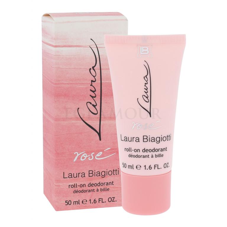 Laura Biagiotti Laura Rose Dezodorant dla kobiet 50 ml Uszkodzone pudełko