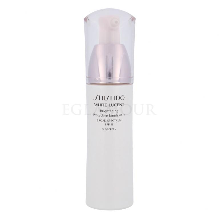 Shiseido White Lucent SPF18 Krem do twarzy na dzień dla kobiet 75 ml tester