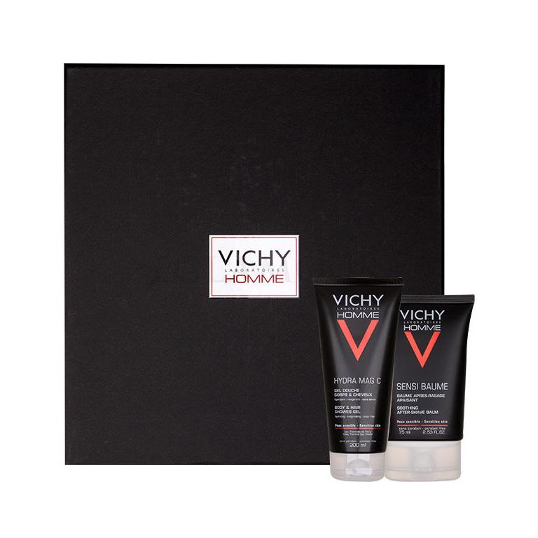 Vichy Homme Sensi-Baume Ca Zestaw Asb Sensi-Baume Ca 75ml + Showeg gel For Body and Hair Hydra-Mag C 200ml