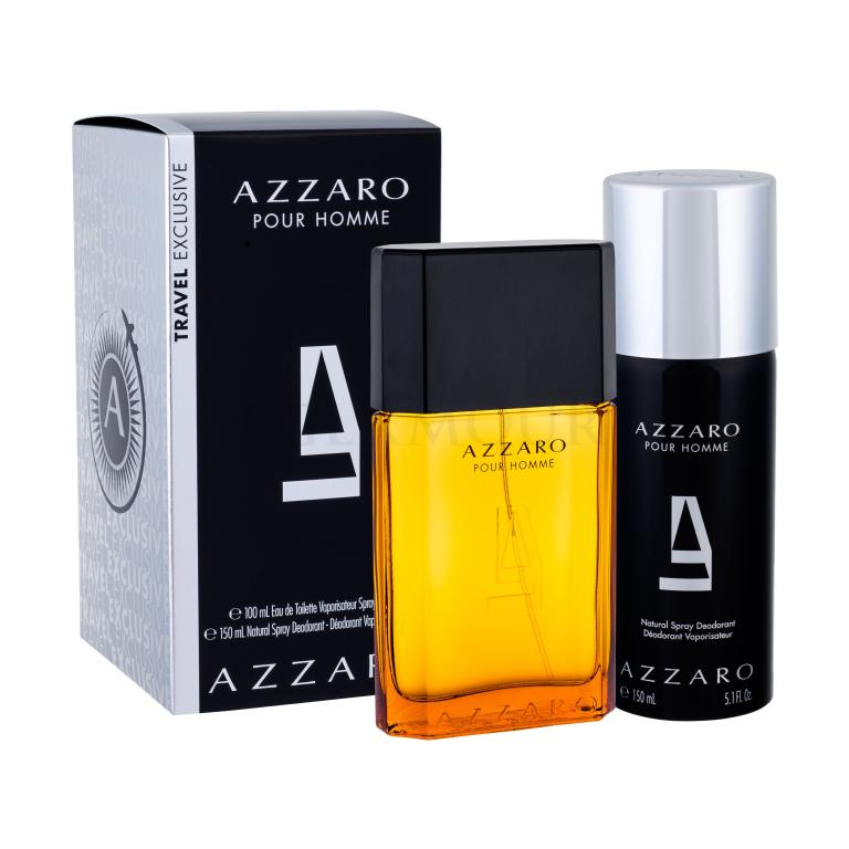 Azzaro Pour Homme Zestaw Edt 100 ml + Deodorant 150 ml