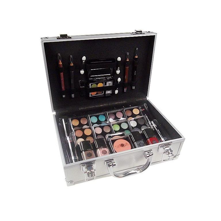 2K Schmink Set Alu Case Zestaw Complet Make Up Palette Uszkodzone pudełko